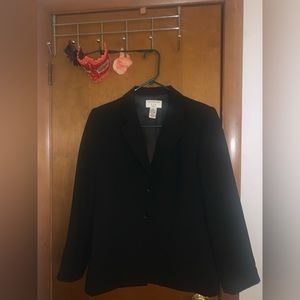 Black suit jacket